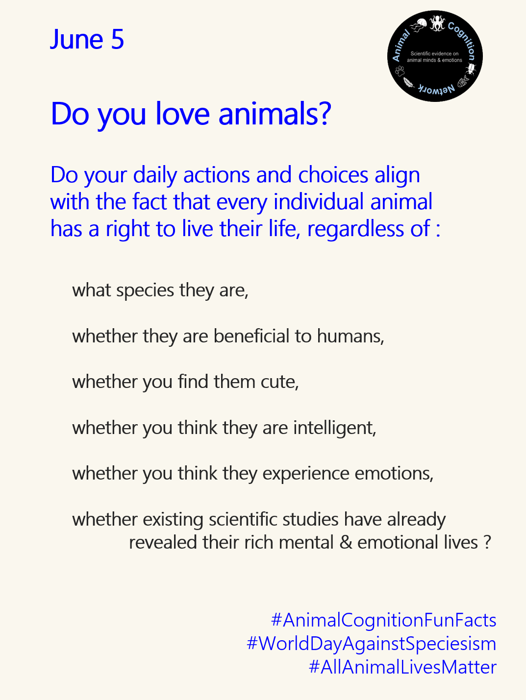 Animal Cognition Fun Facts