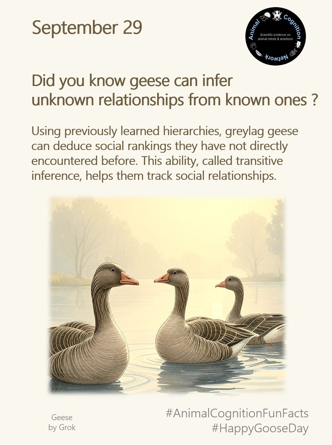 Animal Cognition Fun Facts