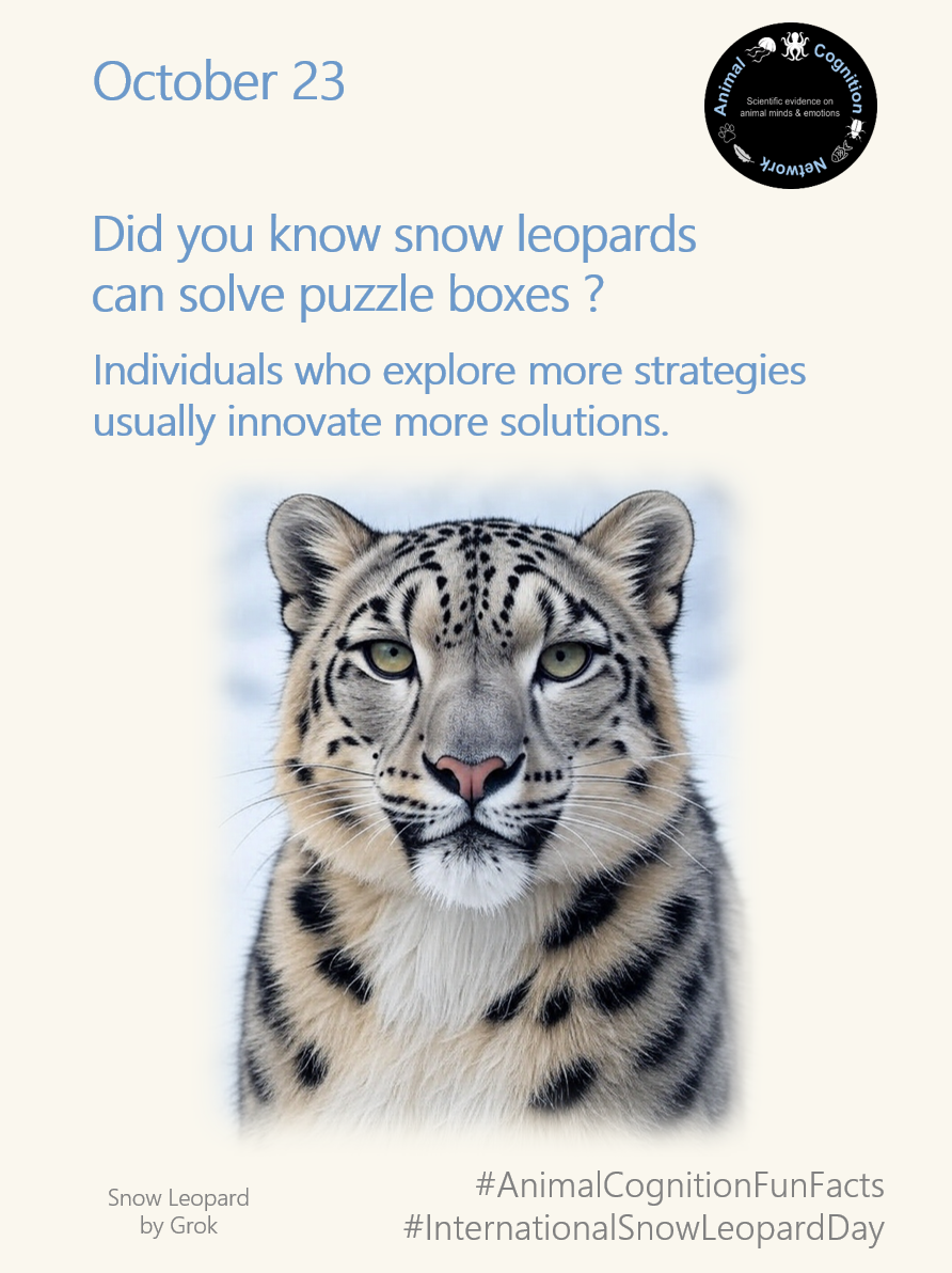 Animal Cognition Fun Facts